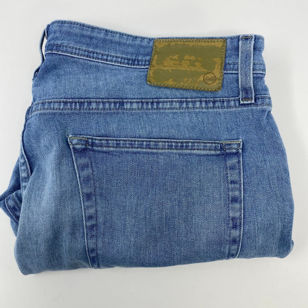 AG Adriano Goldschmied 38x26 "Tellis" Modern Slim Light Wash Blue Denim Jeans‎